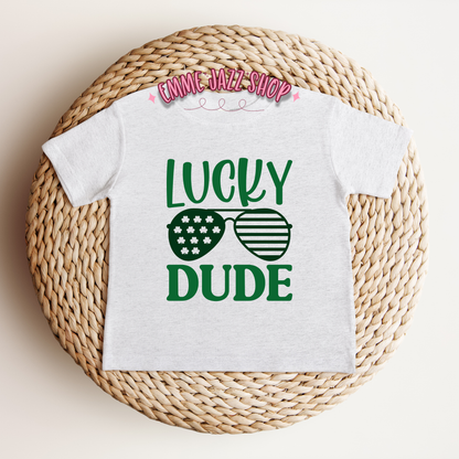 St. Patricks Day Lucky Dude Infant/Toddler Shirt