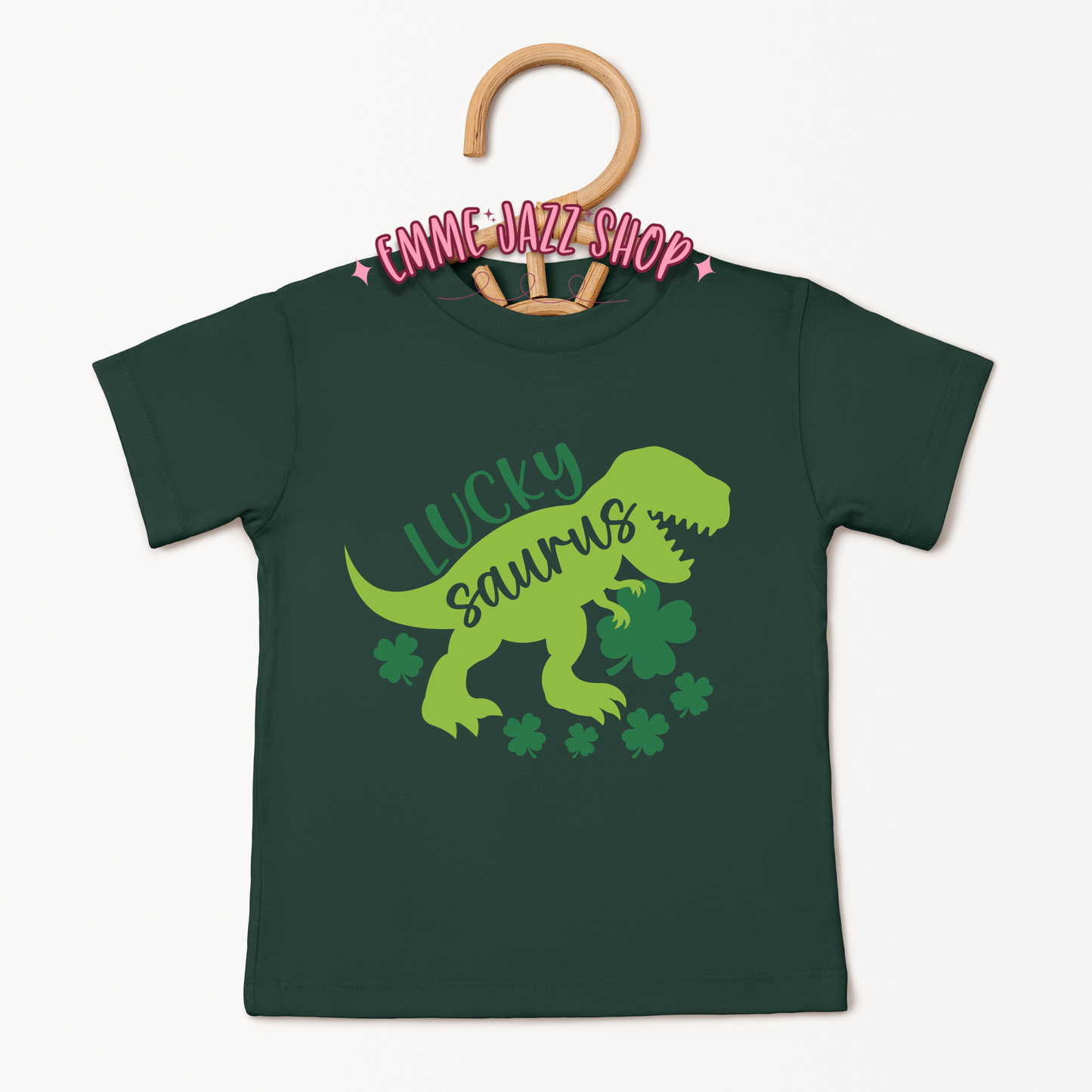 St. Patricks Day Dino Shirt For Infant/Toddler