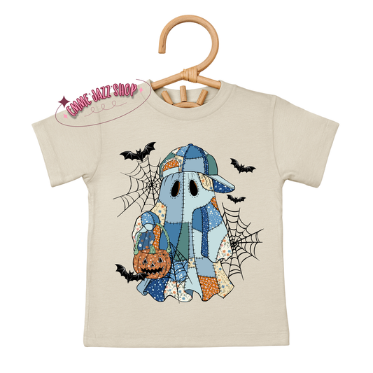 Patchwork Boy Ghost Toddler Shirt