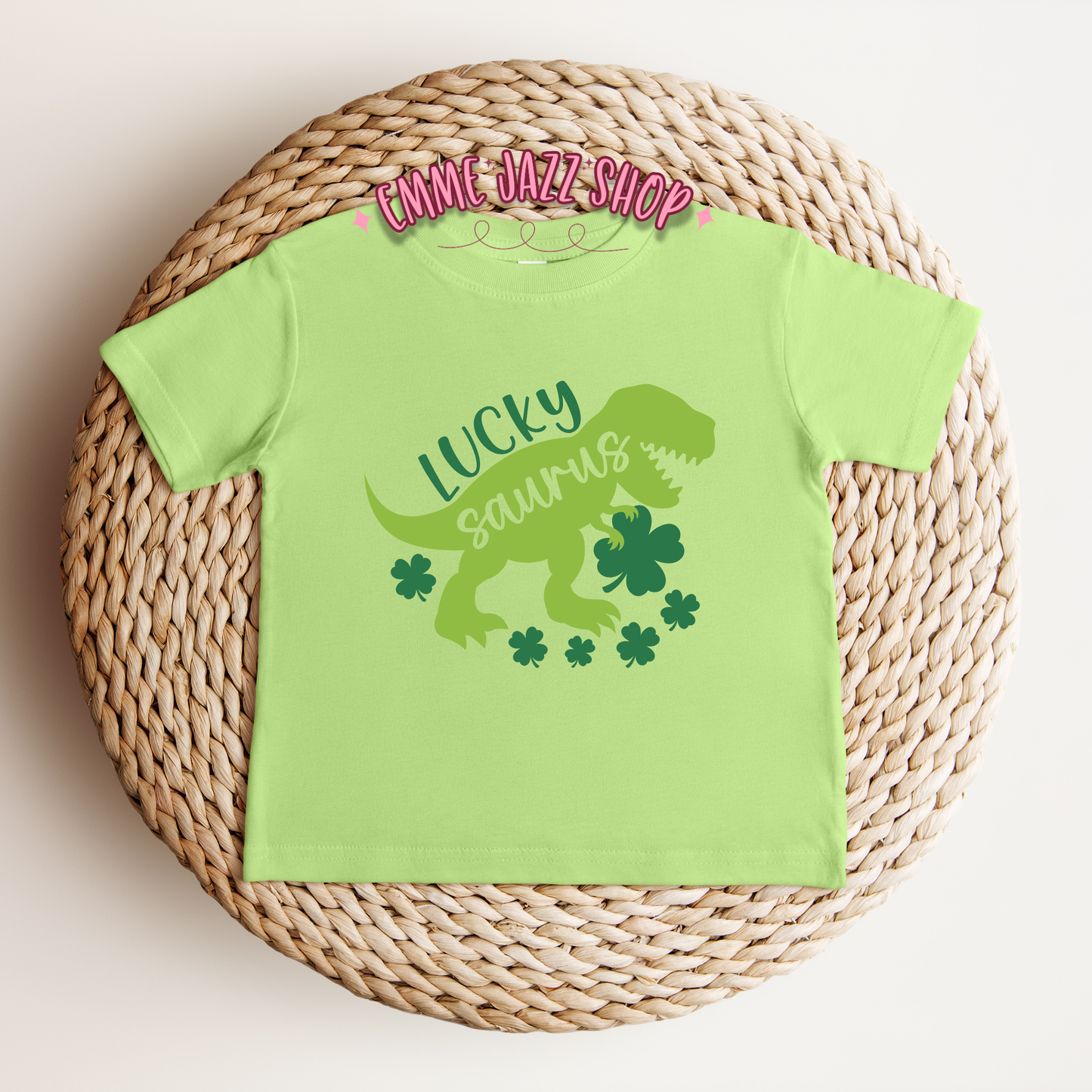 St. Patricks Day Dino Shirt For Infant/Toddler