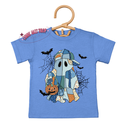 Patchwork Boy Ghost Toddler Shirt