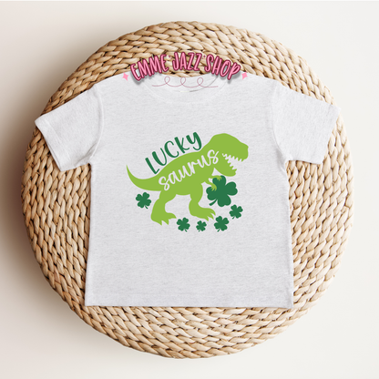 St. Patricks Day Dino Shirt For Infant/Toddler