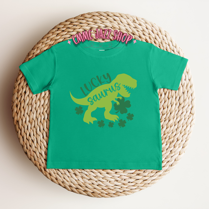 St. Patricks Day Dino Shirt For Infant/Toddler