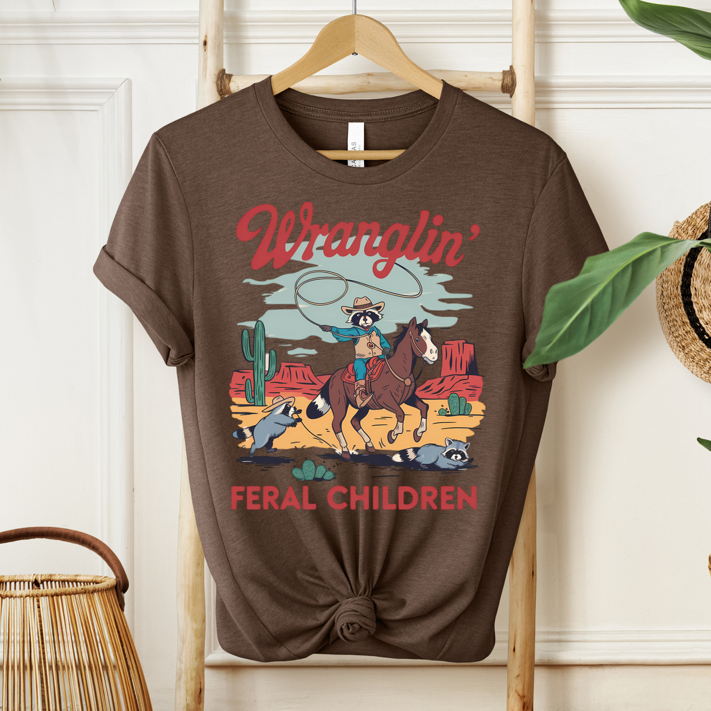 Wranglin' Feral Children Adult Shirt