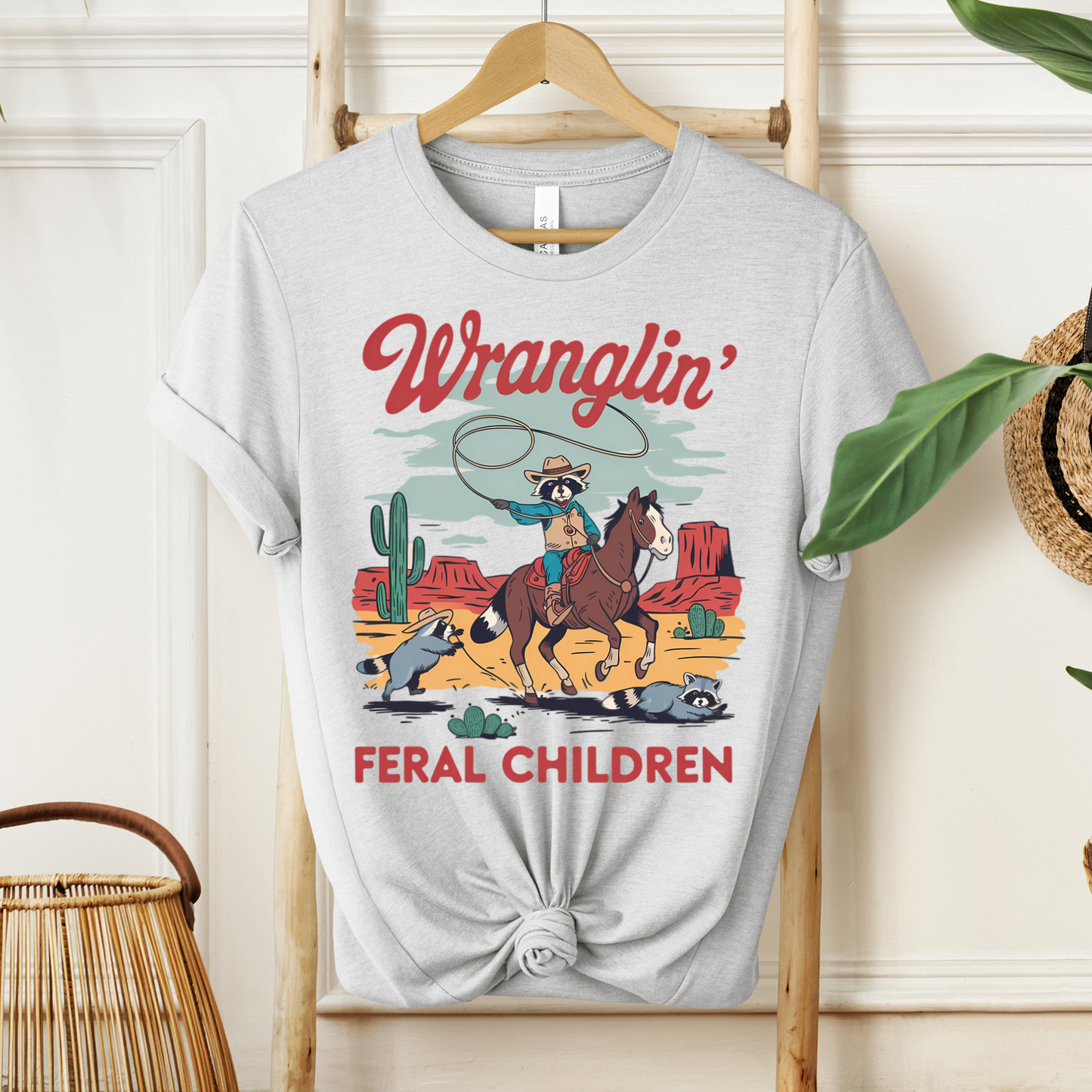 Wranglin' Feral Children Adult Shirt