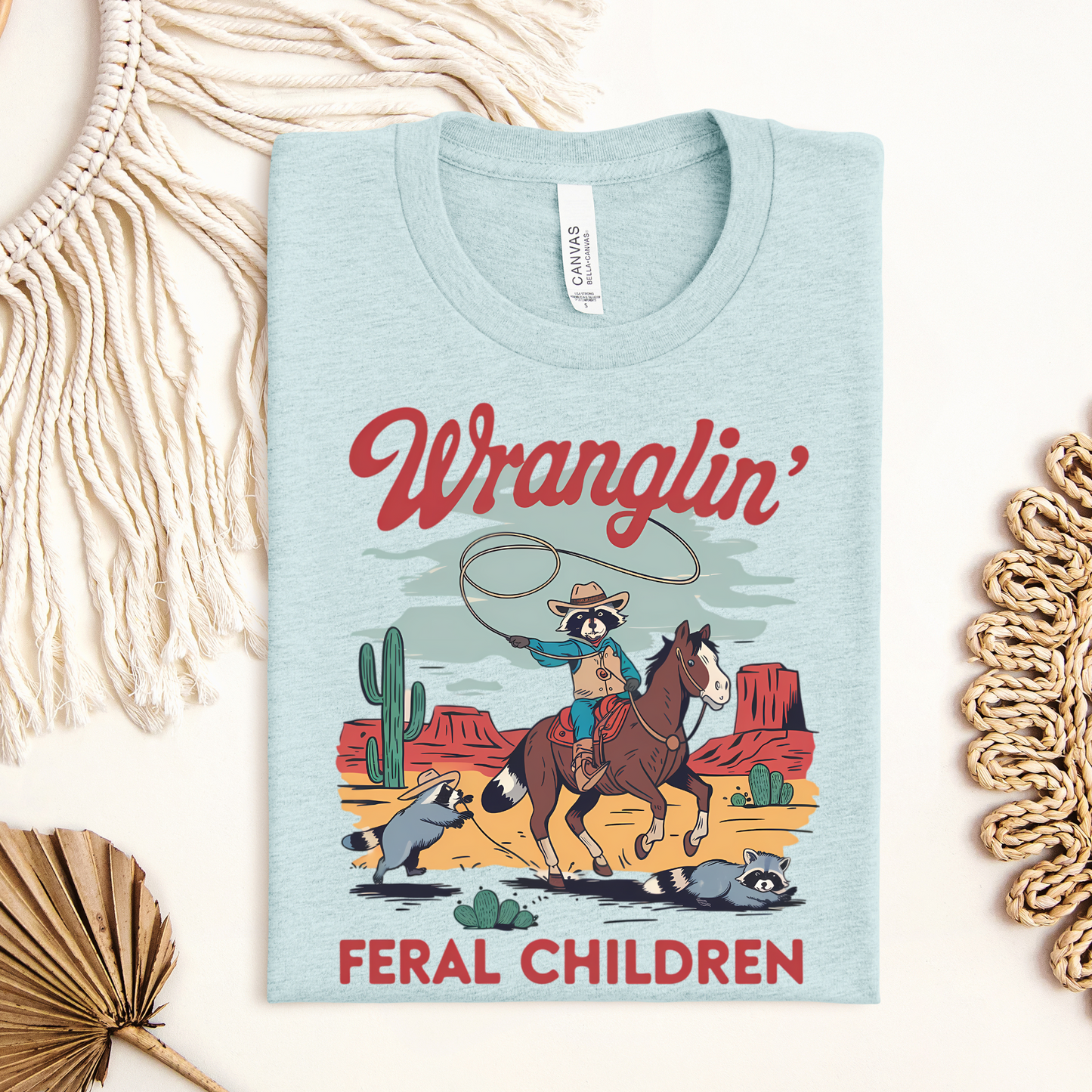 Wranglin' Feral Children Adult Shirt