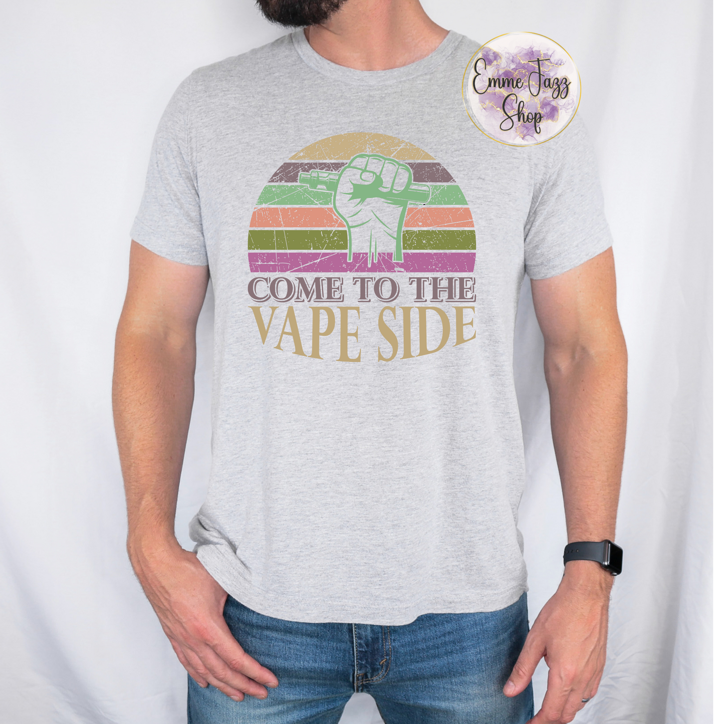 Komm auf die Vape-Seite T-Shirt