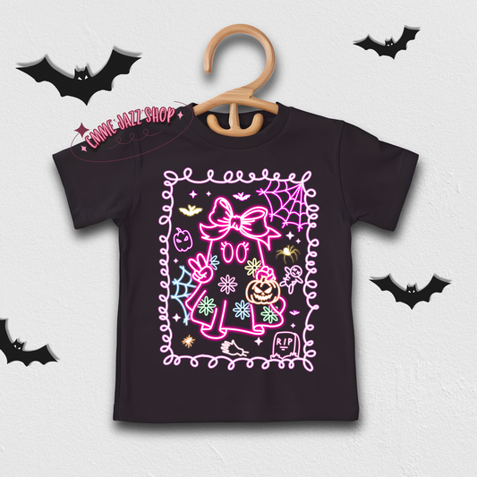 Neon Girl Ghost Toddler Shirt