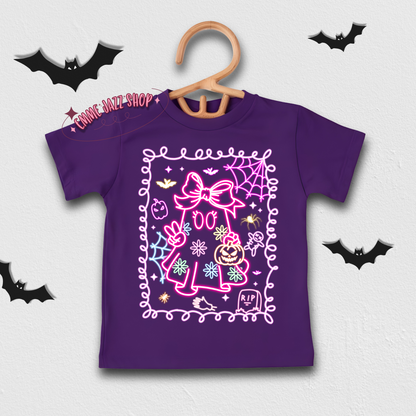 Neon Girl Ghost Toddler Shirt