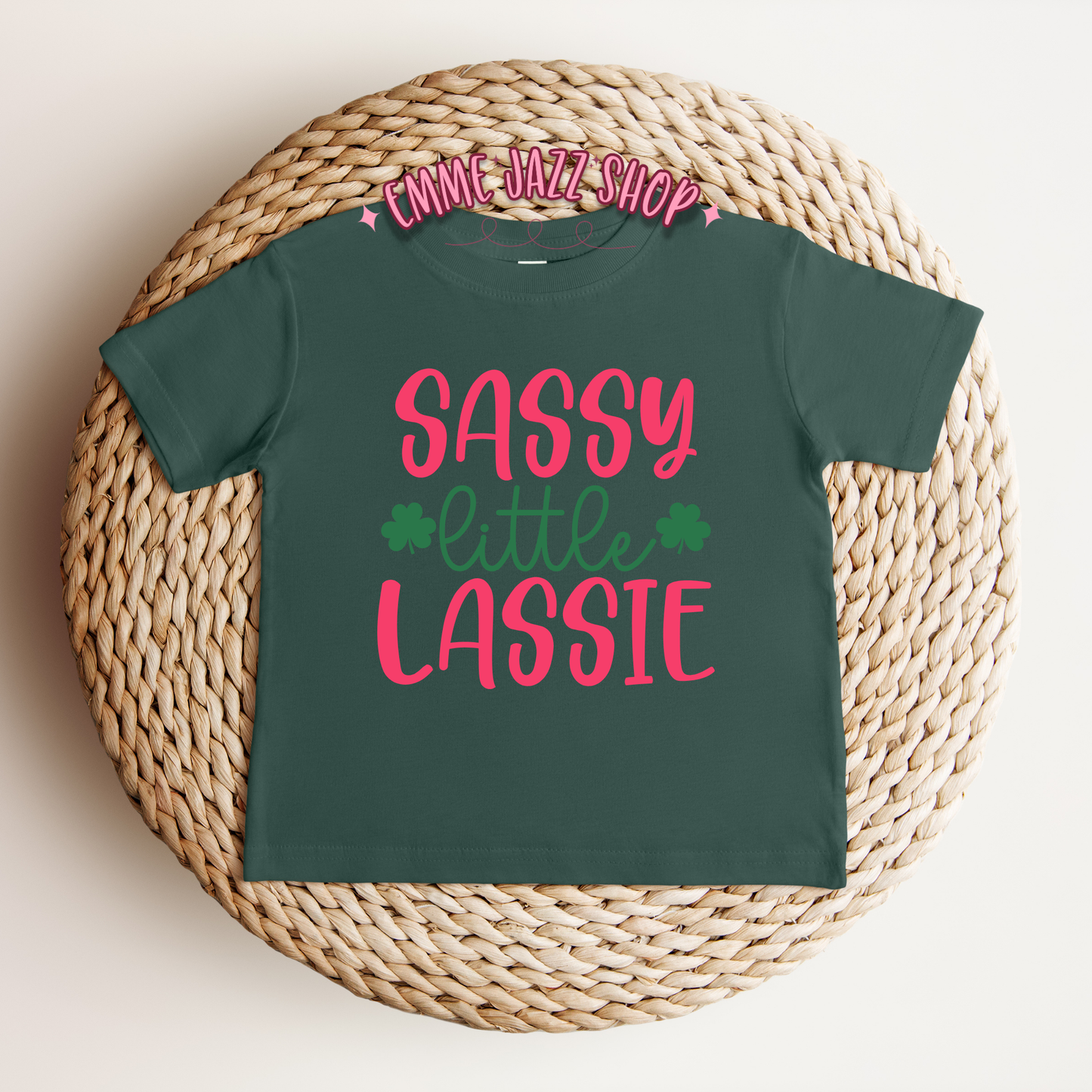 Sassy Little Lassie St. Patricks Day Shirt For Infant/Toddler