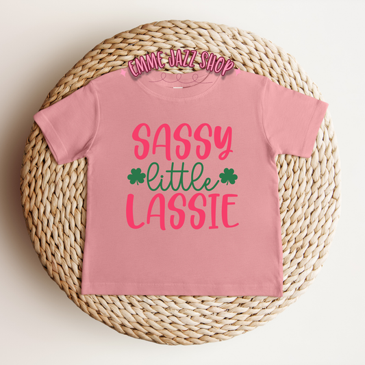 Sassy Little Lassie St. Patricks Day Shirt For Infant/Toddler