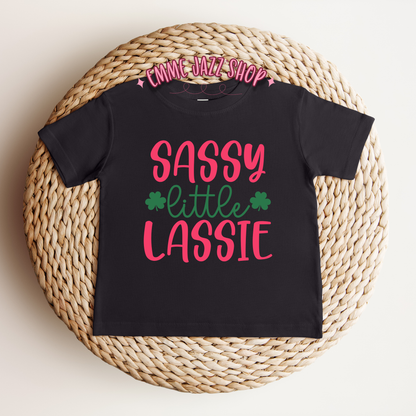 Sassy Little Lassie St. Patricks Day Shirt For Infant/Toddler