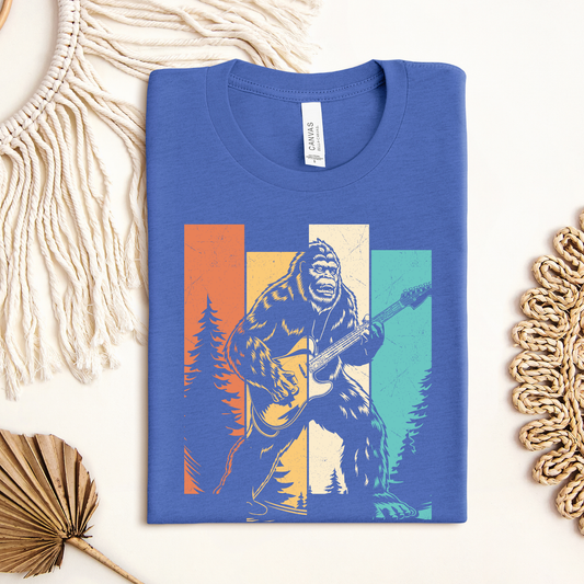 Guitar Playing Big Foot Shirt