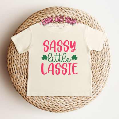 Sassy Little Lassie St. Patricks Day Shirt For Infant/Toddler