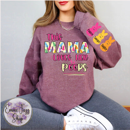 Custom Easter Mama Sweatshirt