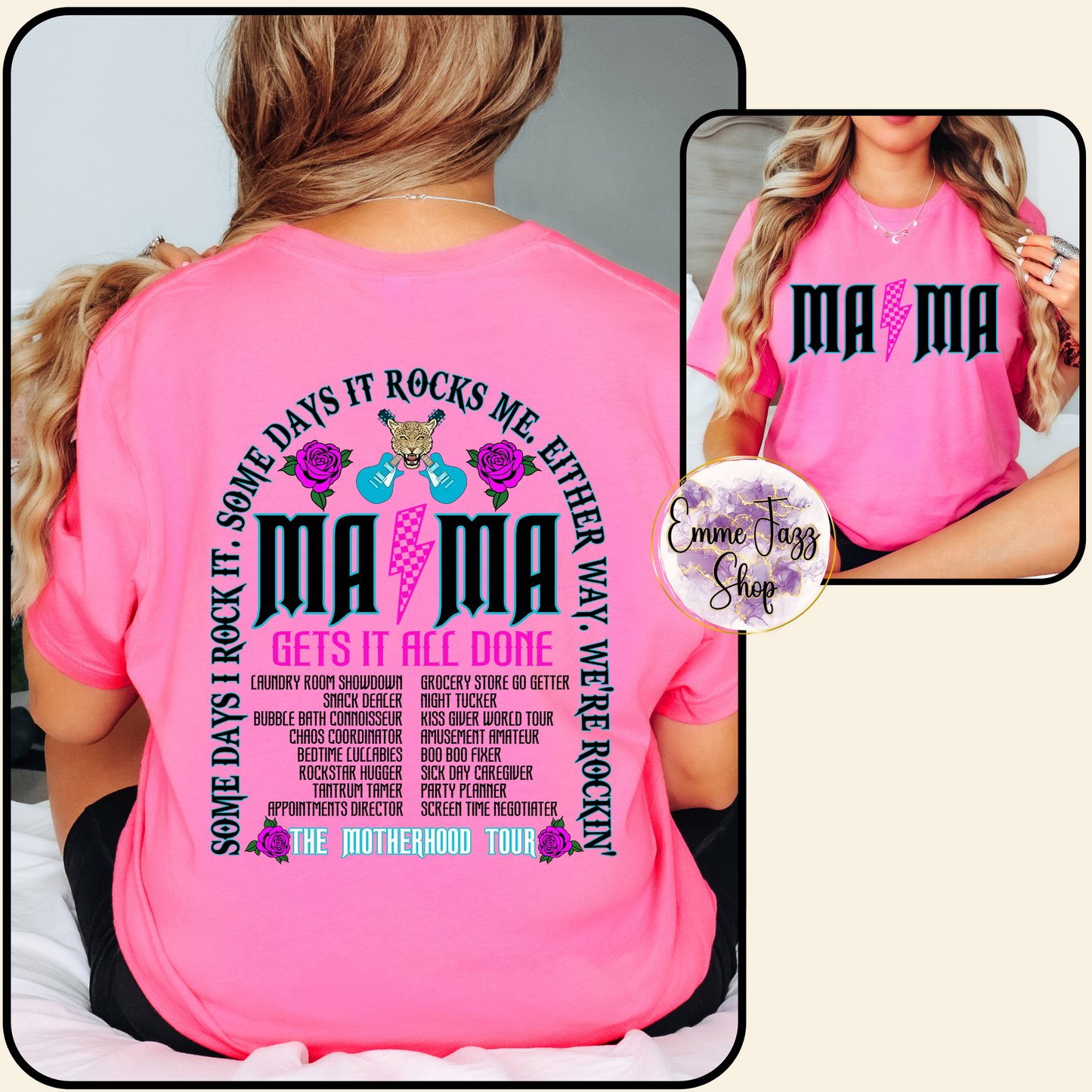 Mama front & back Tshirt