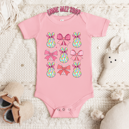 Easter bunny infant onesie