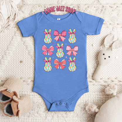 Easter bunny infant onesie