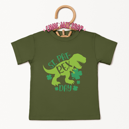 St. Pat-Rex Day Dino Shirt For Infant/Toddler