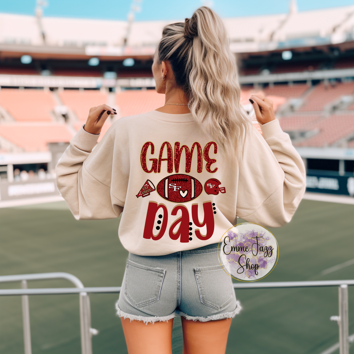 Game day 49ers Sweatshirt