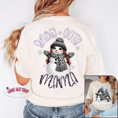 Snow Cute Mama & Mini PNG Digital Download Bundle