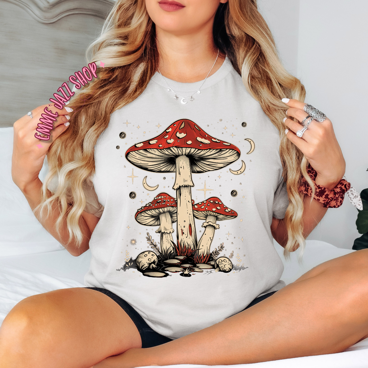 Red Mushroom Adult Tshirt