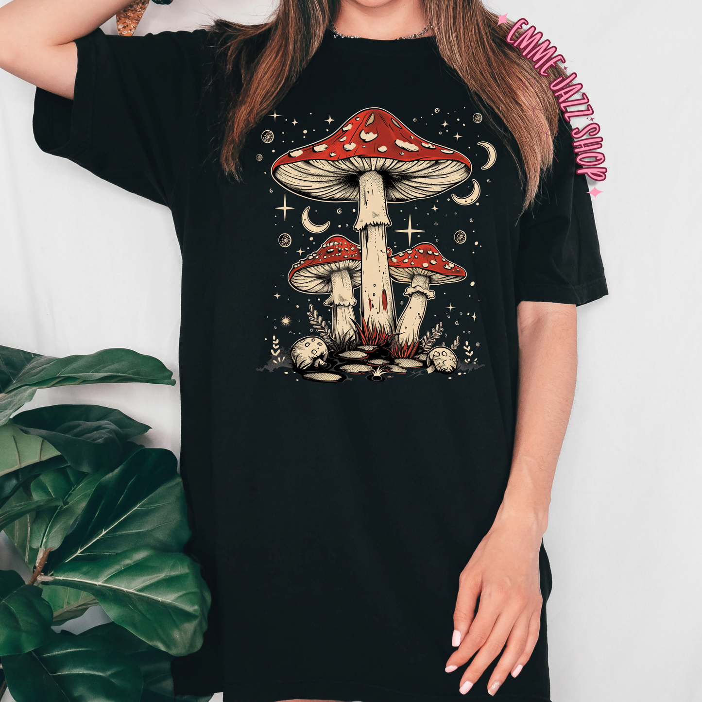 Red Mushroom Adult Tshirt