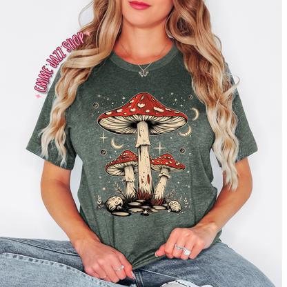 Red Mushroom Adult Tshirt