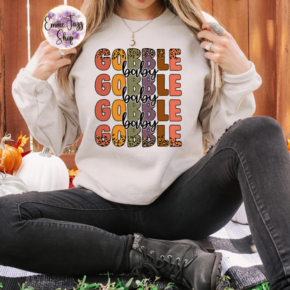 Gobble Baby Gobble Adult Sweatshirt