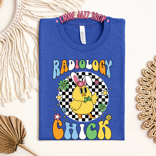 Radiology Chick Easter Tshirt