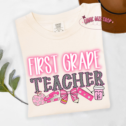 Checkered K-6th Teacher Shirt