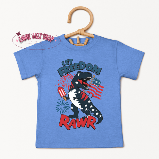 Dino Let Freedom Roar T-shirt - Toddler/Infant