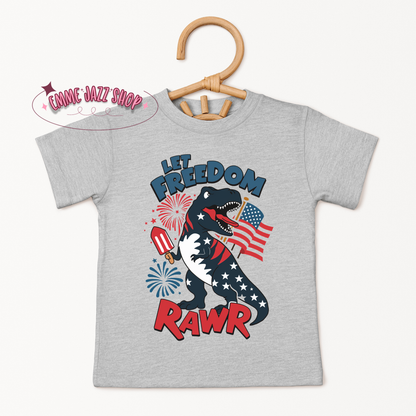 Dino Let Freedom Roar T-shirt - Toddler/Infant