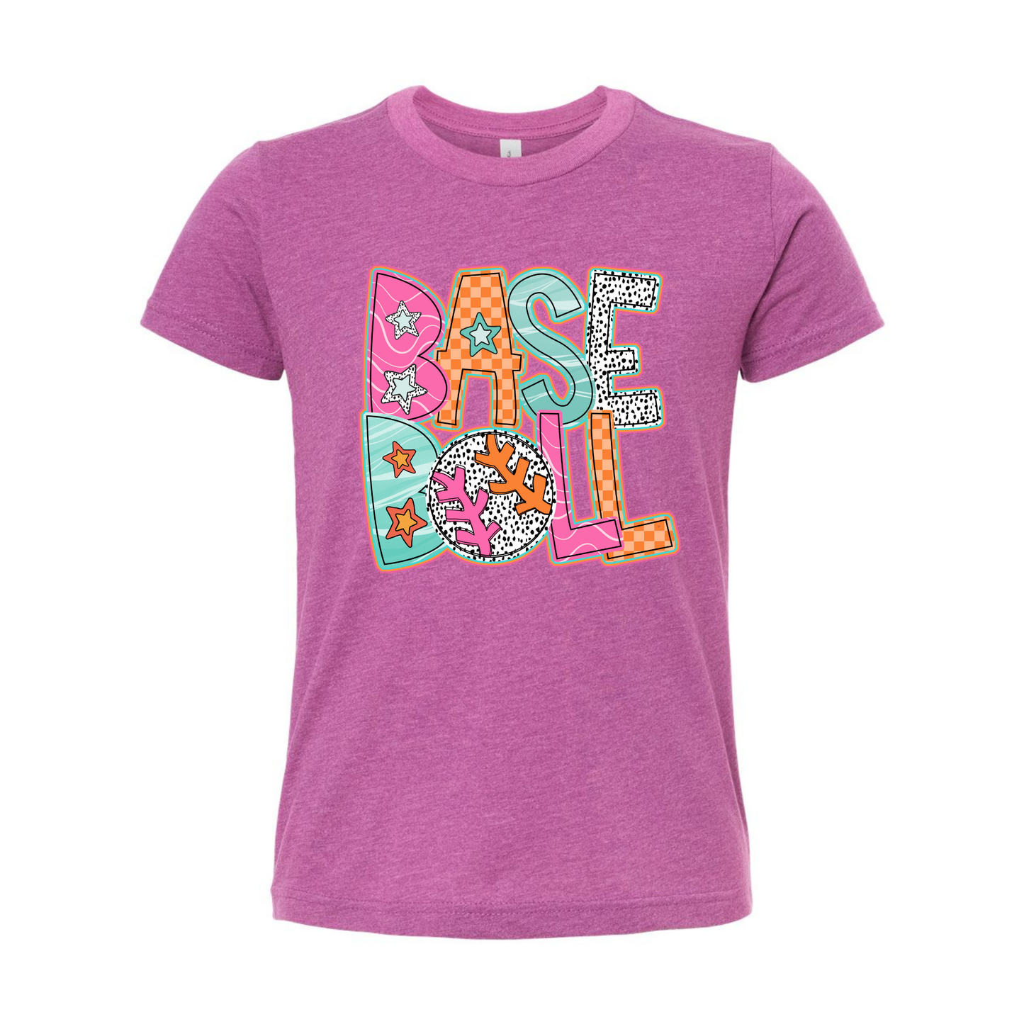 Colorful Baseball Shirt (Youth)