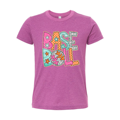 Colorful Baseball Shirt (Youth)