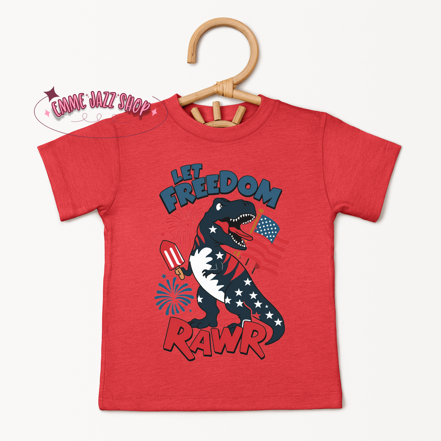 Dino Let Freedom Roar T-shirt - Toddler/Infant