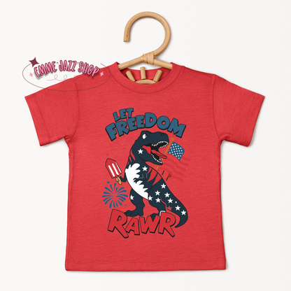 Dino Let Freedom Roar T-shirt - Toddler/Infant