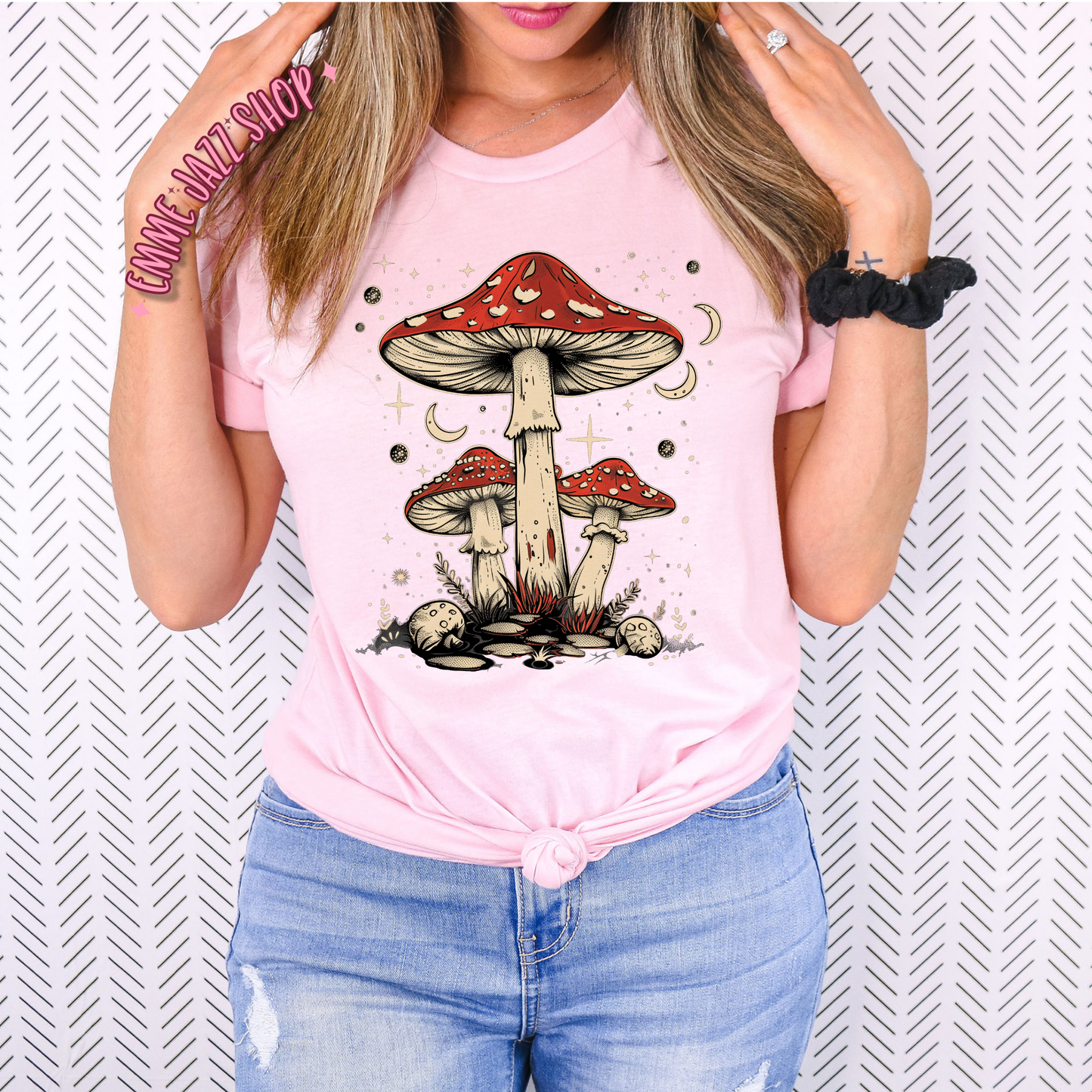 Red Mushroom Adult Tshirt