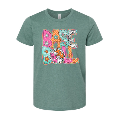 Colorful Baseball Shirt (Youth)