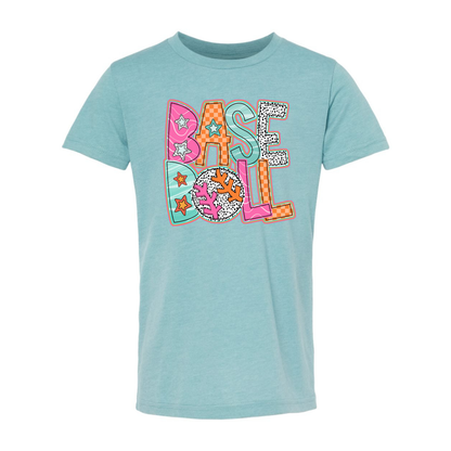 Colorful Baseball Shirt (Youth)