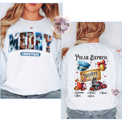 Polar Express sweatshirt