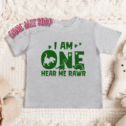 I am one hear me roar infant shirt