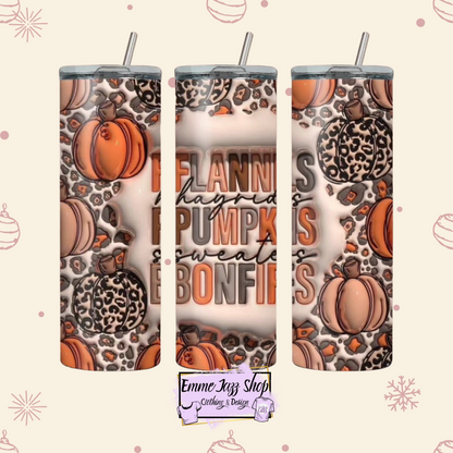 Leopard & Pumpkin Tumbler